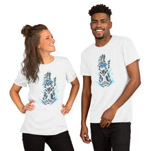 Load image into Gallery viewer, The Mirrored Gauntlet Tee - Sentinel - Sapphire