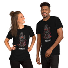 Load image into Gallery viewer, The Mirrored Gauntlet Tee - Sentinel - Ruby
