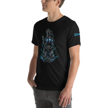 Load image into Gallery viewer, the Gauntlet Tee  - Sentinel - Sapphire - Name Customisation

